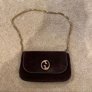 ❌SOLD❌ Vintage suede GUCCI bag
